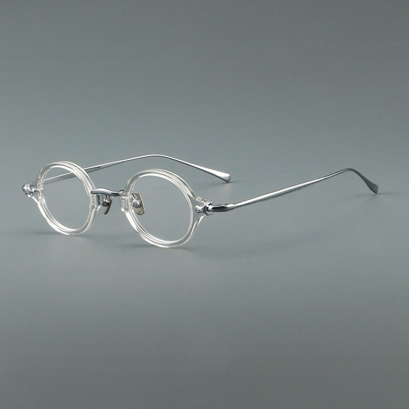 Goil Retro Round Titanium Glasses Frame