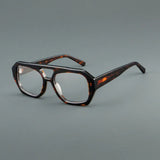 Phil Retro Rectangle Acetate Glasses Frame
