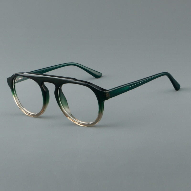 Urs Retro Aviator Acetate Glasses Frame