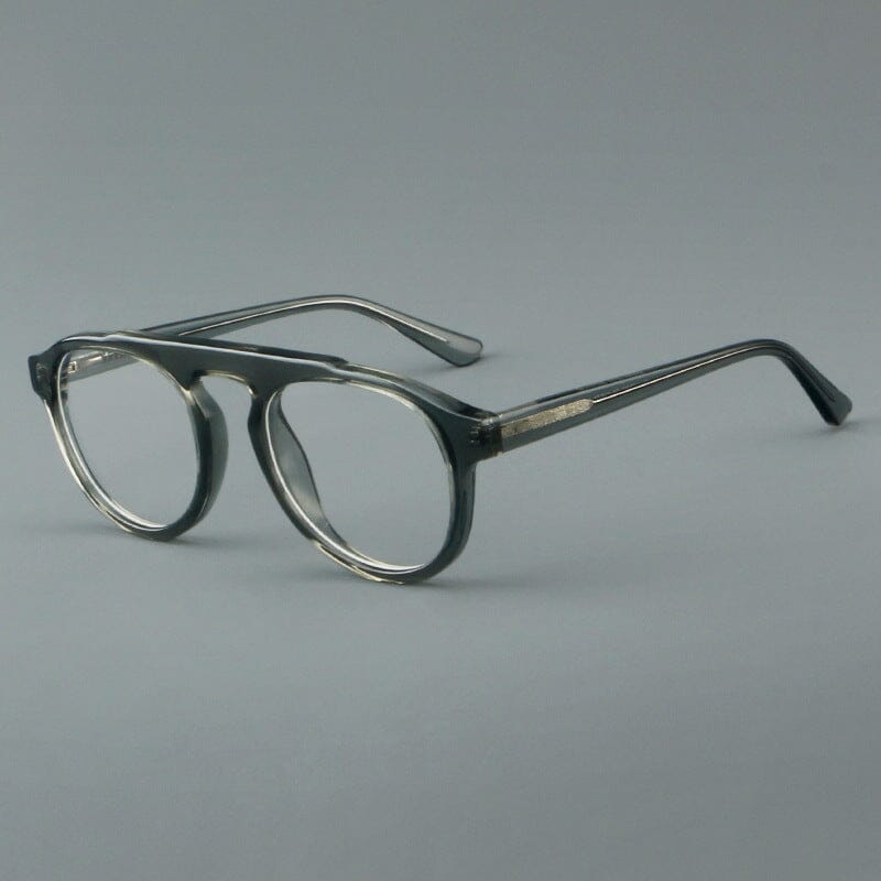 Urs Retro Aviator Acetate Glasses Frame