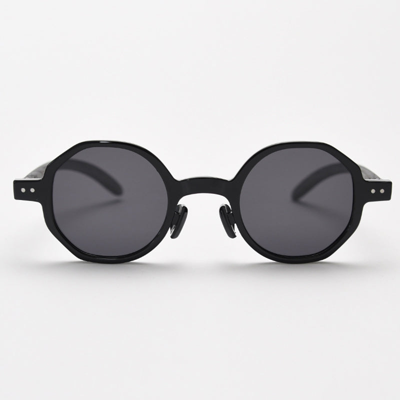 Yuki TR90 Vintage Round Sunglasses