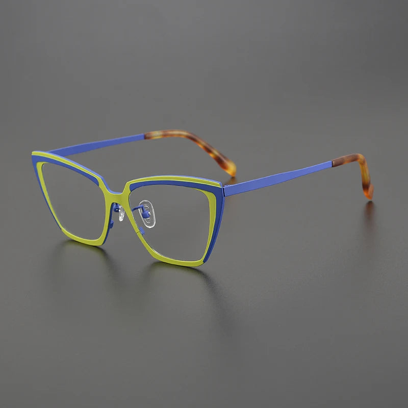 Titus Ultralight Titanium Cat Eye Glasses Frame
