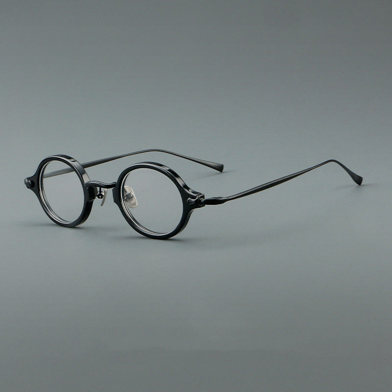 Goil Retro Round Titanium Glasses Frame