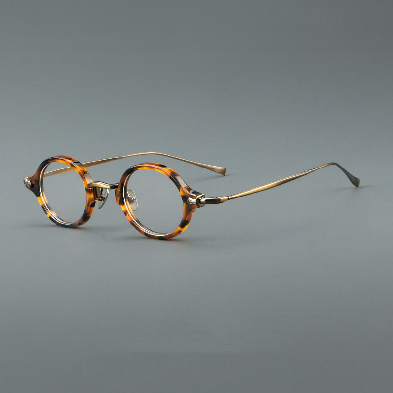 Goil Retro Round Titanium Glasses Frame