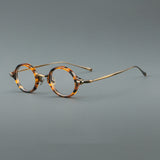 Goil Retro Round Titanium Glasses Frame
