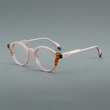 Crowe Vintage Acetate Round Glasses Frame