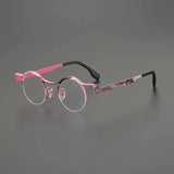 Von  Round Ultralight Titanium Glasses Frame
