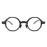 Yuki TR90 Vintage Round  Eyeglasses Frame