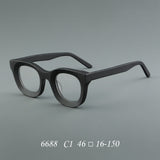 Bubba Retro Round Acetate Eyeglasses Frame