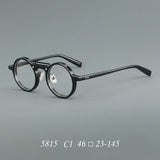 Van Retro Round Acetate Glasses Frame
