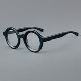 Almir Retro Round Acetate Glasses Frame