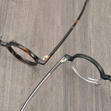 Yasser Retro Round Acetate Glasses Frame