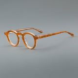 Cleo Retro Acetate Round Glasses Frame