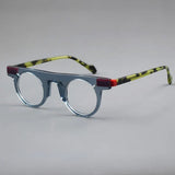 Javon Acetate Round Retro Glasses Frame
