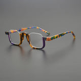 Didie Acetate Half Frame Rectangle Glasses Frame