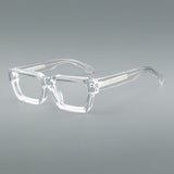 Dilruba Retro Rectangle Acetate Glasses Frame