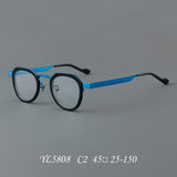 Noel Round Unisex Ultra-Light Titanium Glasses Frame
