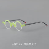 Shaw Round Acetate Glasses Frame