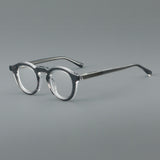 Cleo Retro Acetate Round Glasses Frame