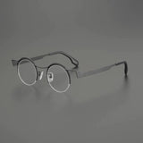 Von  Round Ultralight Titanium Glasses Frame