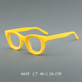 Bubba Retro Round Acetate Eyeglasses Frame