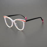 Lynn Acetate Cat Eye Glasses Frame