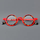 Paz Titanium Round Glasses Frame