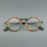 Van Retro Round Acetate Glasses Frame