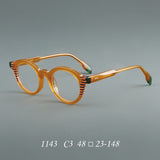Crowe Vintage Acetate Round Glasses Frame