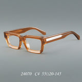 Dilruba Retro Rectangle Acetate Glasses Frame