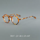 Van Retro Round Acetate Glasses Frame