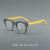 Bubba Retro Round Acetate Eyeglasses Frame