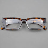 Piller Retro Rectangle Acetate Glasses Frame