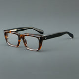 Majeed Retro Rectangle Acetate Glasses Frame