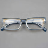 Piller Retro Rectangle Acetate Glasses Frame