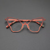 Stod Titanium Geometric Glasses Frame