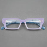 Piller Retro Rectangle Acetate Glasses Frame