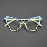 Stod Titanium Geometric Glasses Frame