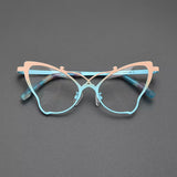 Stod Titanium Geometric Glasses Frame