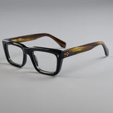 Sutton Retro Rectangle Acetate Glasses Frame