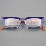 Piller Retro Rectangle Acetate Glasses Frame