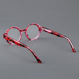 Fayrice Round Acetate Retro Glasses Frame
