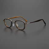 Jarvis Acetate Titanium  Square Glasses Frame