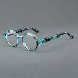Fayrice Round Acetate Retro Glasses Frame