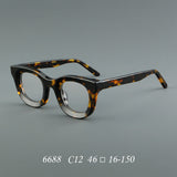Bubba Retro Round Acetate Eyeglasses Frame