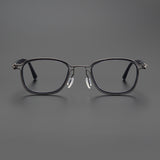Jarvis Acetate Titanium  Square Glasses Frame