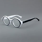 Fayrice Round Acetate Retro Glasses Frame