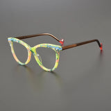 Lynn Acetate Cat Eye Glasses Frame