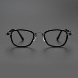 Jarvis Acetate Titanium  Square Glasses Frame