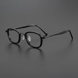 Jarvis Acetate Titanium  Square Glasses Frame